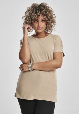 T-shirt with lace edge ladies