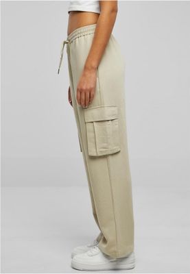 Viscose Cargo Pants with Straight Legs Women