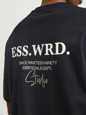 Urban Edge Studio T-shirt med Rund Hals