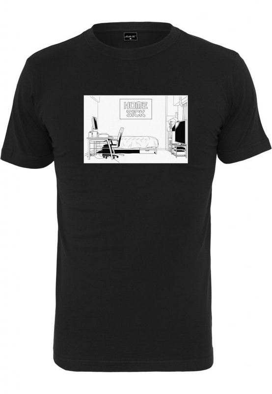 Sort t-shirt hjemlængde