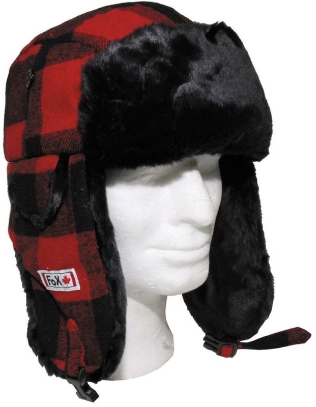 Lumberjack fur beanie