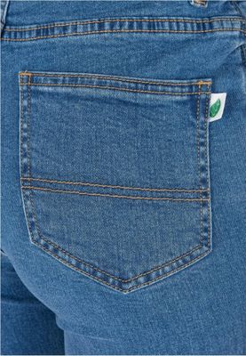 Ladies Organic High Waist Flared Denim Pants