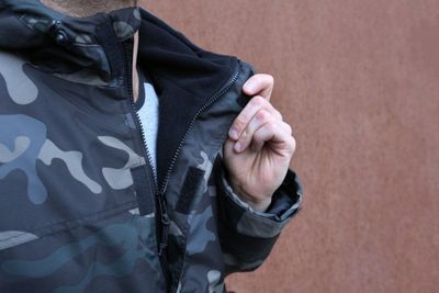 Foret vindjakke i camouflage