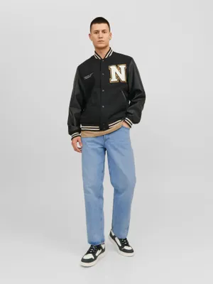 Ljusblå jeans herr loose fit - EDDIE