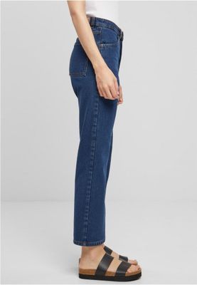 Short Straight Leg Jeans - Women's