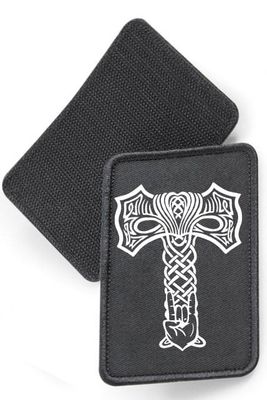 Rocking Mjolnir - fabric patch with velcro