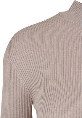 Ladies Rib Knit Turtelneck Sweater