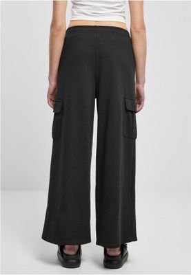 High waisted cargo style trousers for women