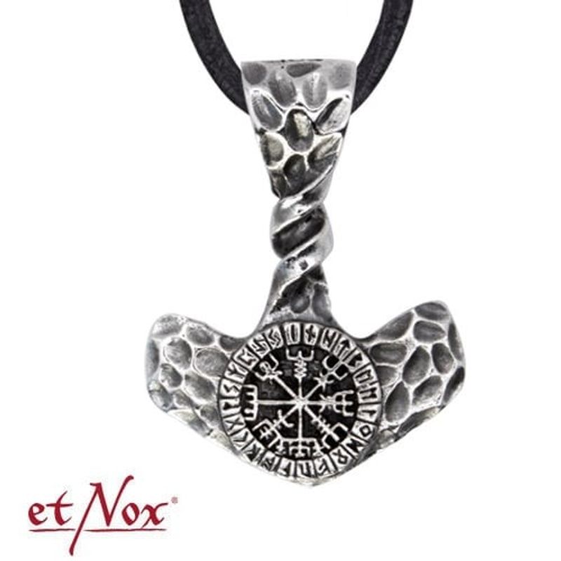 Thor's hammer v shaped necklace 925 silver