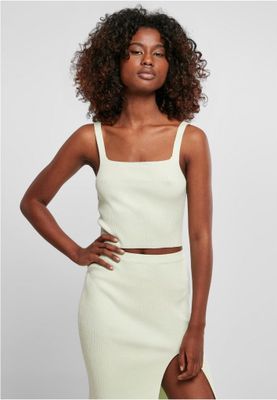 Ladies Cropped Knit Top