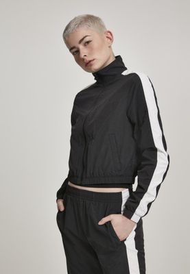 Sport jacket with striped lady