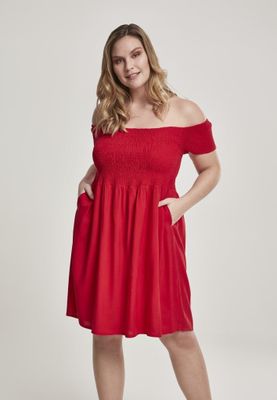 Short dress whit smock plus size
