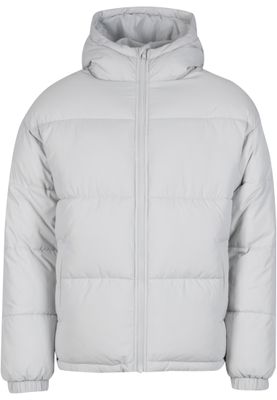 Basic Puffer Jacket With Hood för herr – Lightasphalt