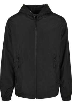 Windbreaker with long zipper