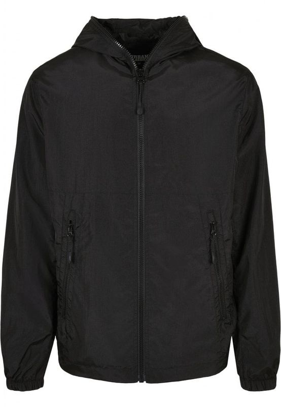 Windbreaker with long zipper
