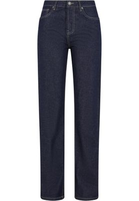 Rakt Skuren Denim Byxa Dam