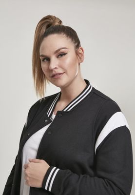 Black and white college jacket ladies
