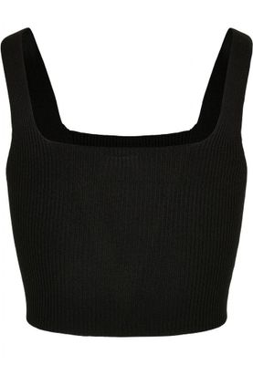 Ladies Cropped Knit Top