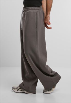 Fluffy Wide Leg Trackpants Byxor för herr – magnet