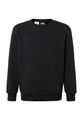 Tröja för barn med fluffy Crewneck – svart