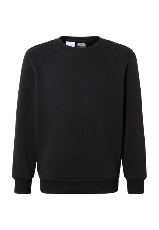 Tröja för barn med fluffy Crewneck – svart