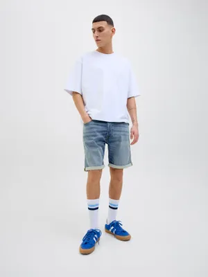 Blå icon jeansshorts