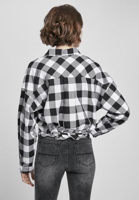 Kort oversize skjortjacka dam