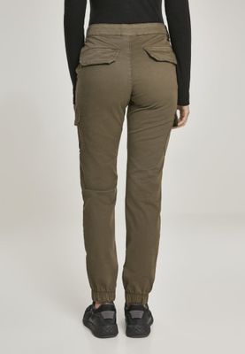 Pants with leg pocket and high waist