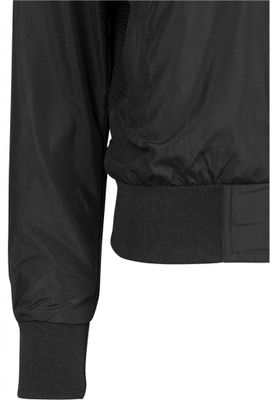 Black bomber jacket for girl