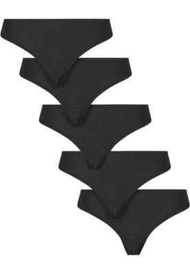 Basic Cotton Tanga trosor 5-Pack
