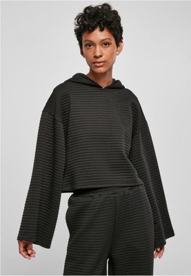 Ladies Short Quilted Kimono Hoody
