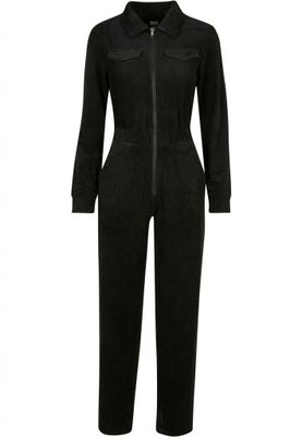 Ladies Velvet Rib Boiler Suit