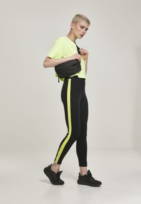 Leggings with a neon edge dam