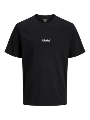 JJ Studios oversized svart T-shirt herr