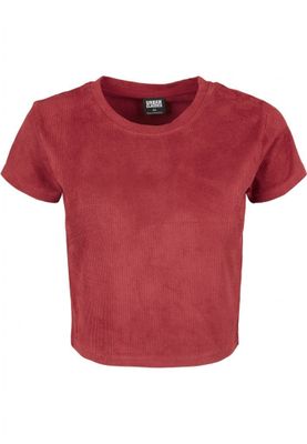 Ribbed short t-shirt ladies