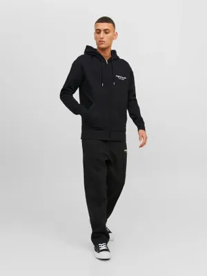 Ziphoodie med 3D-logga