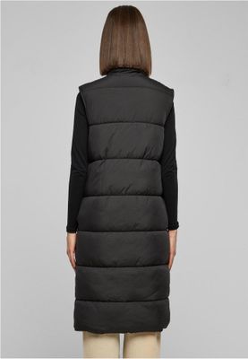 Longpadded vest for women