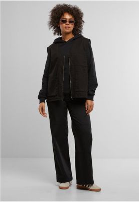 Ladies Organic Loose Brushed Fleece Hoody