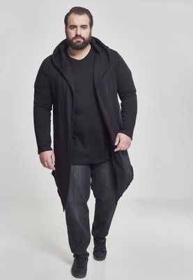 Lang cardigan med hætte mænd