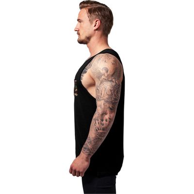 Contrast pocket jersey big tank