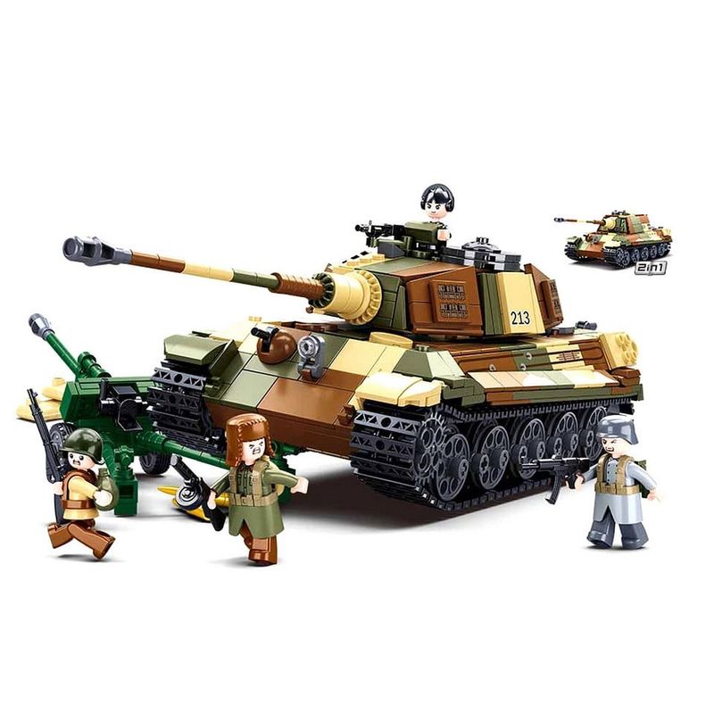 (Battle of Budapest) German tank 2in1 - Sluban - M38-B0980