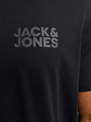 JACK & JONES Svart T-shirt Plus Size – Herr