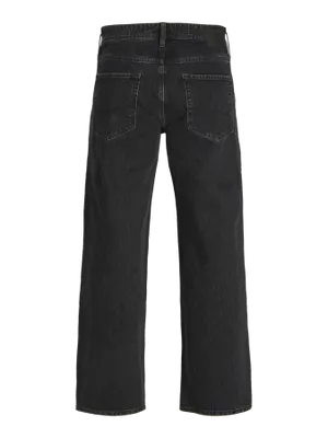 Svarta loose fit jeans herr - EDDIE