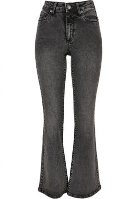 Ladies High Waist Flared Denim Pants
