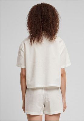 Women's seersucker shirt