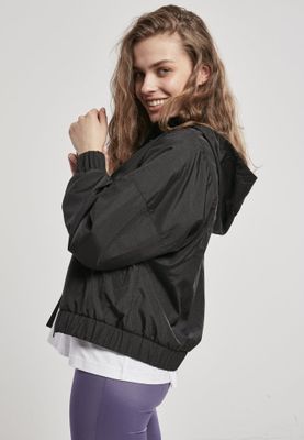 Shiny women's jacket in nylon