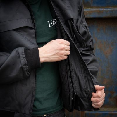 SECURITY jacket with liner and zip-off sleeves