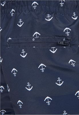 Swim shorts with anchors - kids