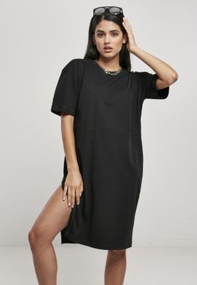 T-shirtklänning med slits