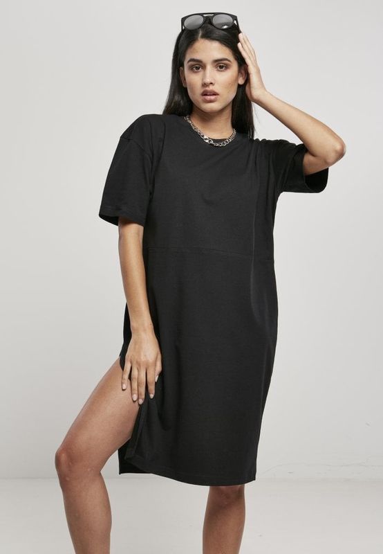 T-shirt dress with slit